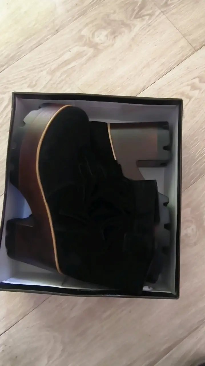 Botines de gamuza negro Gotta talla - 3
