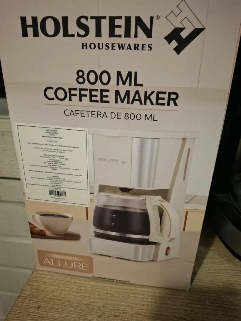 Cafetera Holstein 800 ml con filtro extraíble - 2