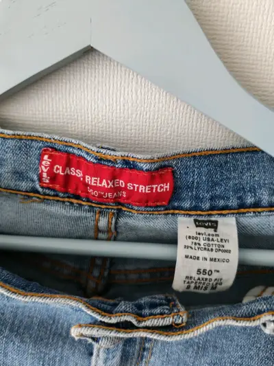 Jeans Levi's 550 Relaxed Stretch Azul - miniatura 2
