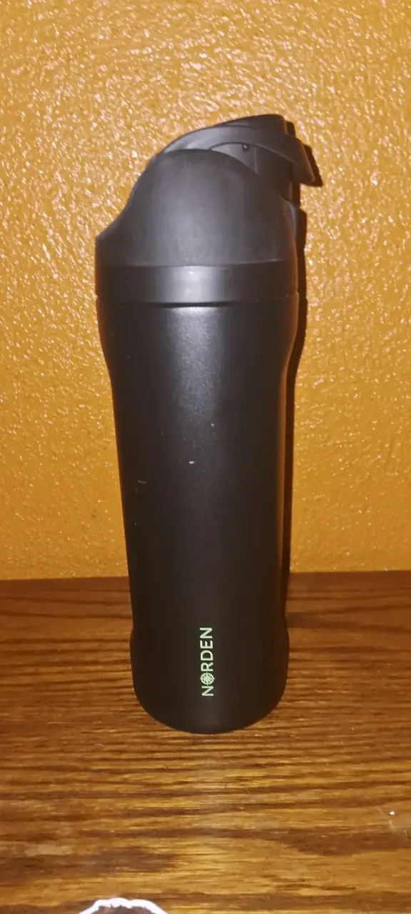 Termo de viaje negro Norden con tapa - 1