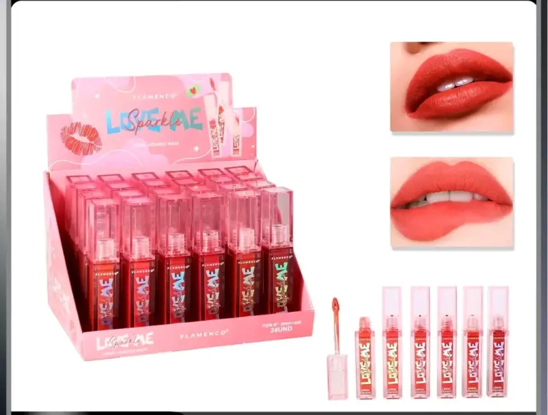 Brillos Labiales Mate y Brillantes Flamenco - 1