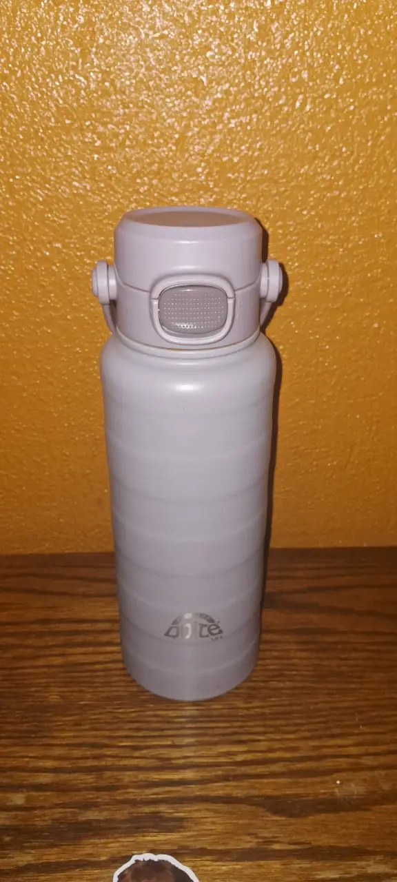 Botella doite térmica de acero inoxidable gris - 4