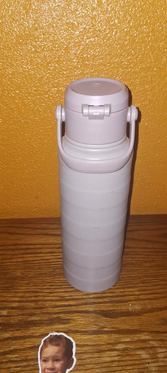 Botella doite térmica de acero inoxidable gris - 5