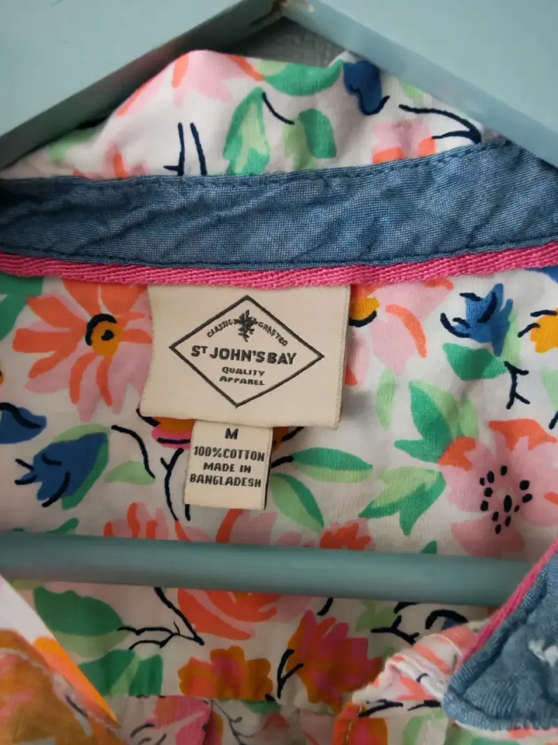 Blusa floral de algodón - 2