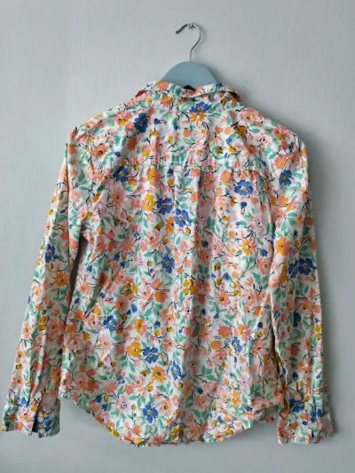 Blusa floral de algodón - miniatura 5