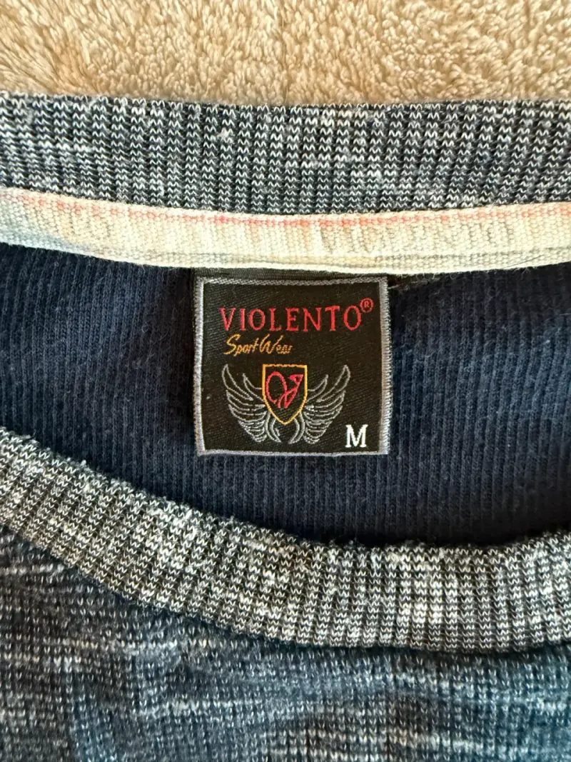 Chaleco azul marino VIOLENTO - 4