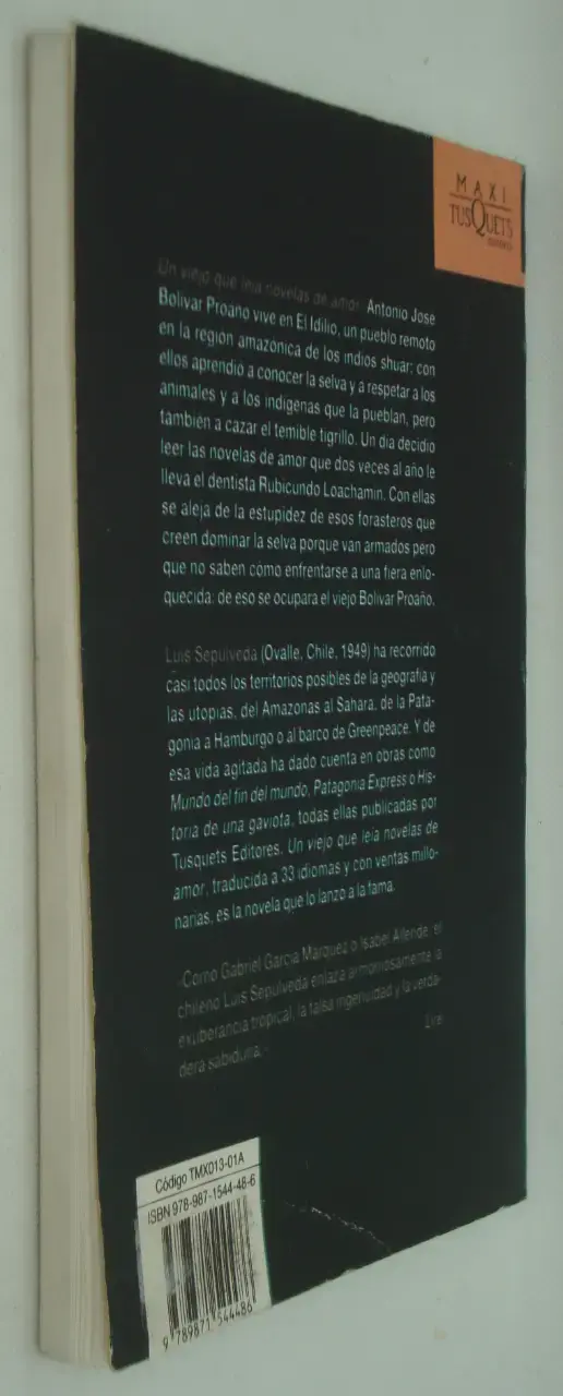 Libro 'Un viejo que leía novelas de amor' de Luis Sepúlveda - 4