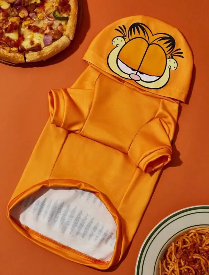 Disfraz para gato de Garfield talla XS - 2
