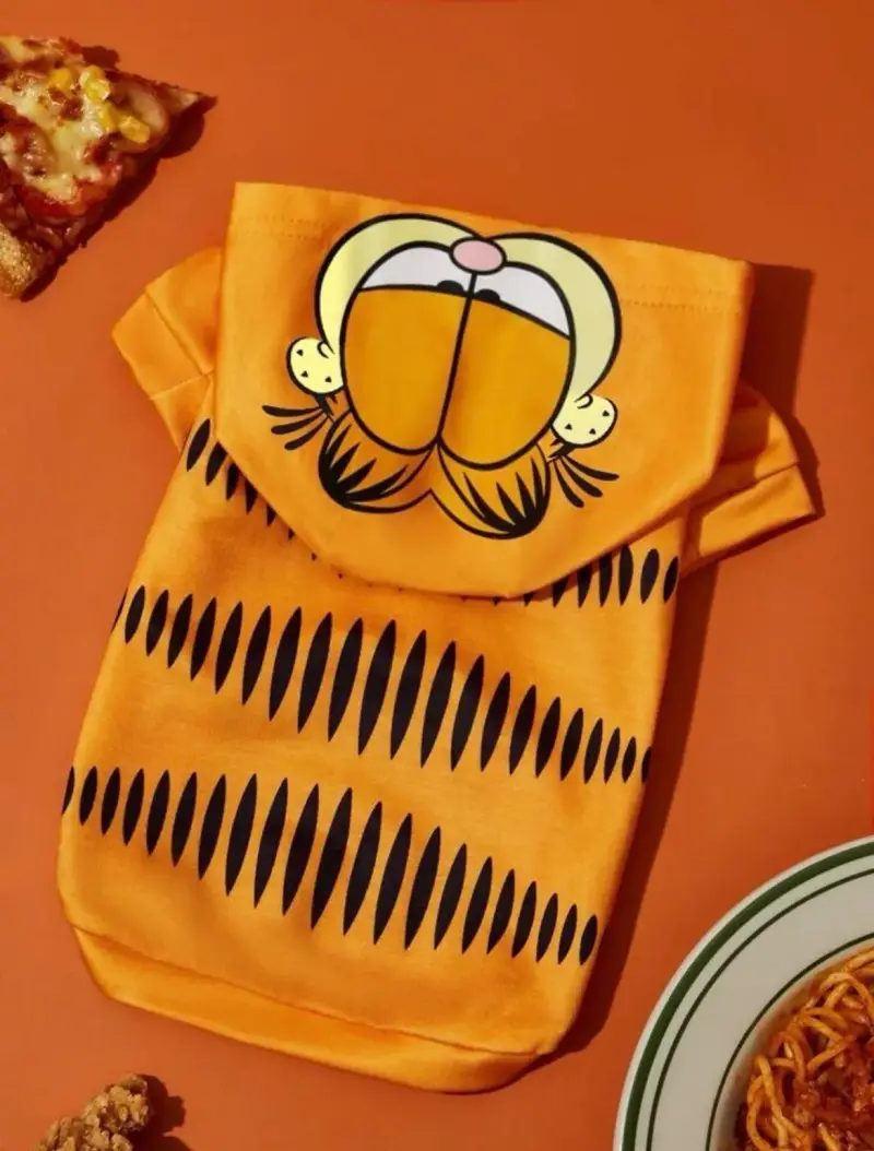 Disfraz para gato de Garfield talla XS - 4