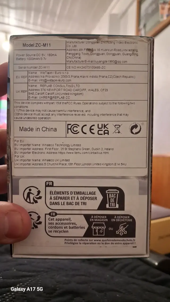 Cámara corporal portátil con pantalla LCD - 6