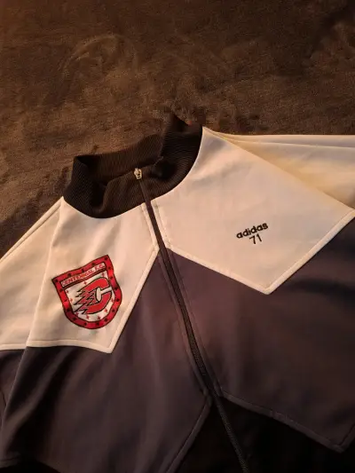 Chaqueta deportiva Adidas vintage con logo - miniatura 4