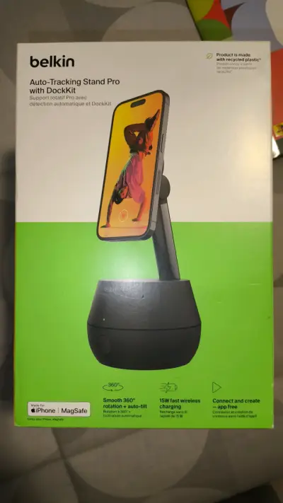 Soporte Belkin Auto-Tracking Stand Pro con DockKit - miniatura 1