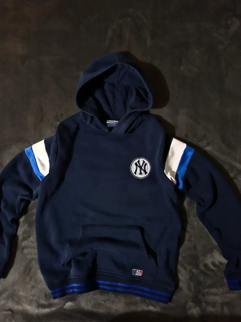 Polerón con capucha New York Yankees azul - 1