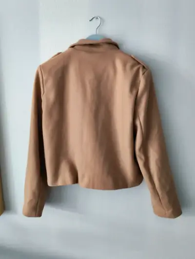 Chaqueta de lana beige - miniatura 2