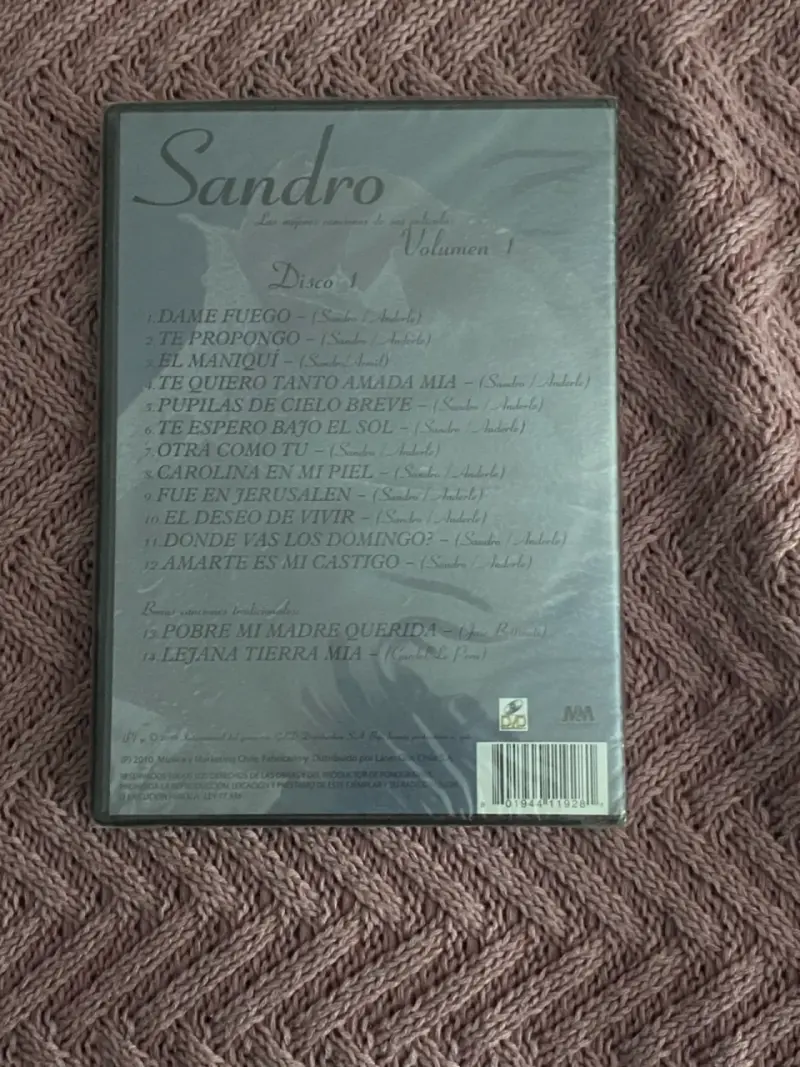 DVD Sandro Las Mejores Canciones - 2