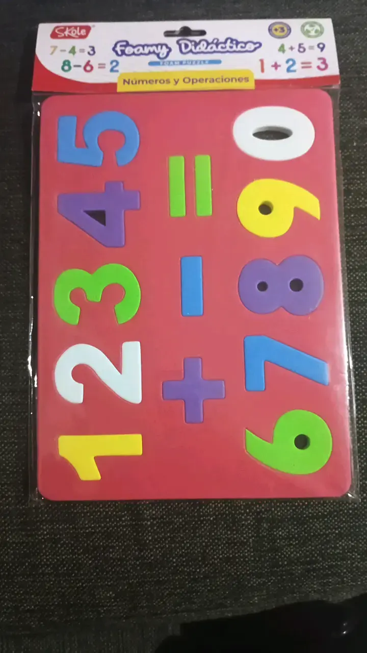 Set de Números Didácticos de Foamy Skole - 1