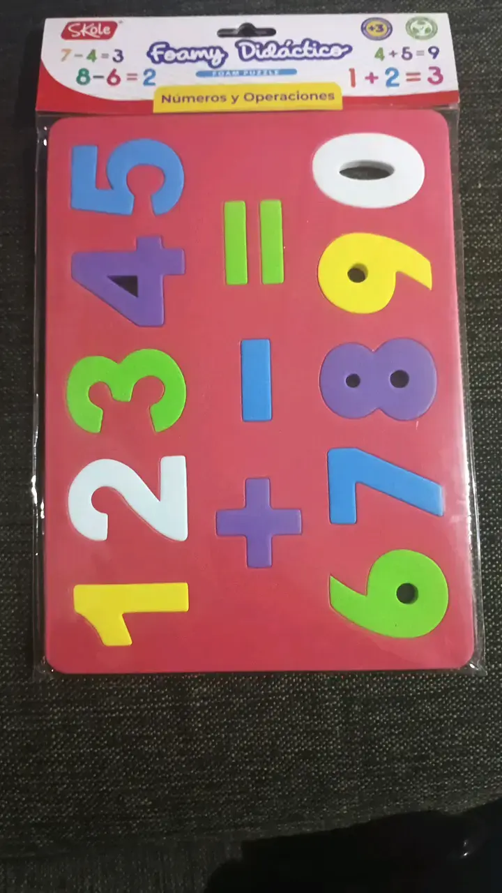 Set de Números Didácticos de Foamy Skole - 2