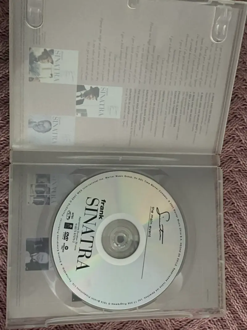 DVD Frank Sinatra The Main Event en vivo - 3