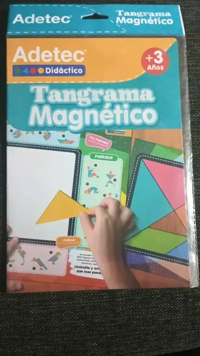 Tangrama Magnético Didáctico Adetec para Niños - miniatura 1