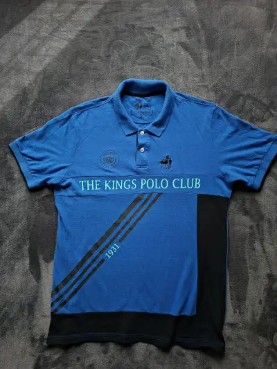 Polera Polo Azul The Kings Polo Club - miniatura 1