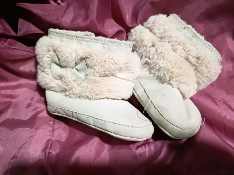 Botines de bebé rosados Bubblegummers con forro polar - 2