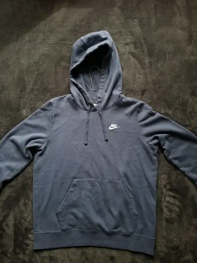 Polerón con capucha Nike azul para hombre - miniatura 1