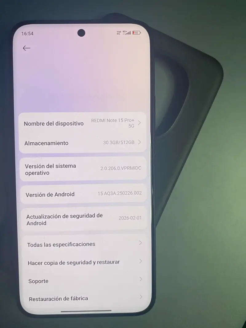 Smartphone Redmi Note 15 Pro+ 5G 512GB - 4