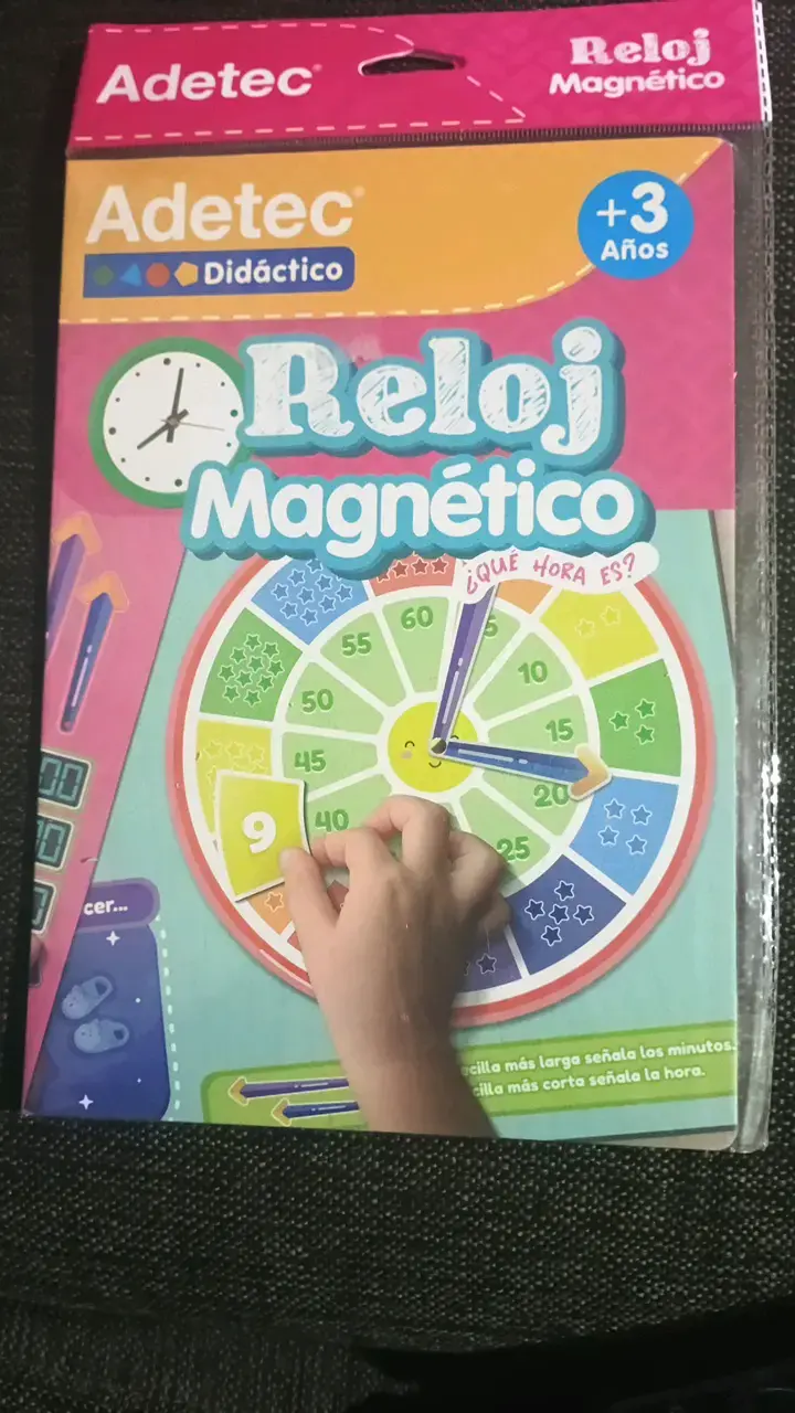 Reloj Magnético Didáctico Adetec para Niños - 2