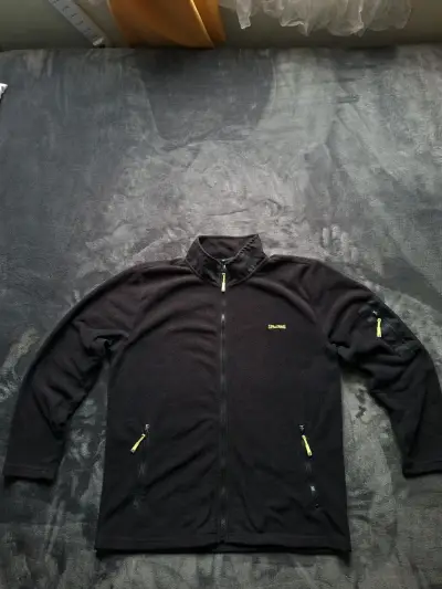 Chaqueta polar negra Spalding con cierre - miniatura 1