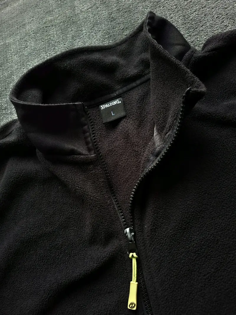 Chaqueta polar negra Spalding con cierre - 5