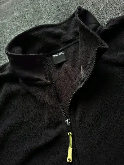 Chaqueta polar negra Spalding con cierre - miniatura 5