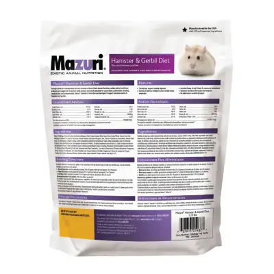 Alimento para hámster y jerbo Mazuri 350g - miniatura 2