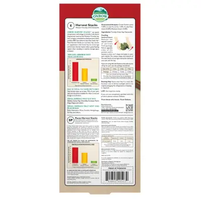 Heno Comprimido Oxbow Harvest Stacks con Manzanilla - miniatura 2