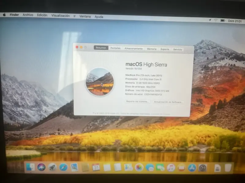 💻 MacBook Pro 13” Late 2011 - 1