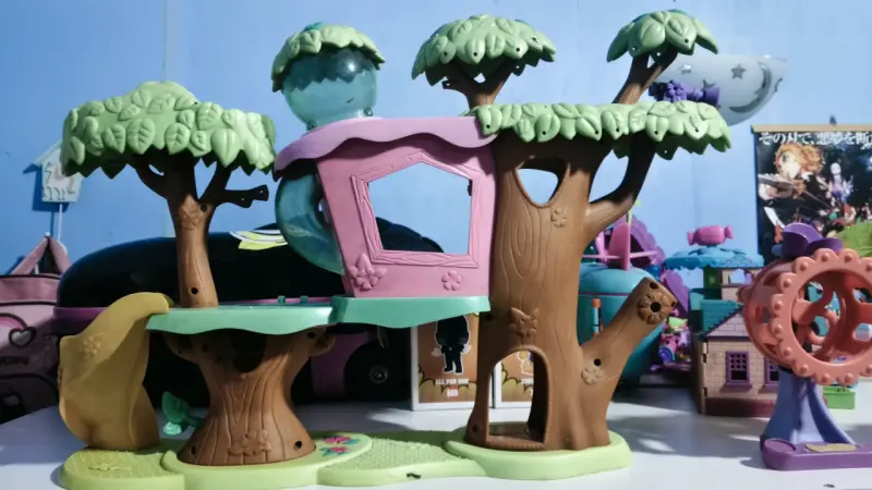 Lote Littlest Pet Shop casa árbol y rueda - 2