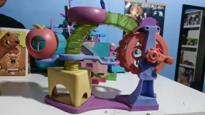 Lote Littlest Pet Shop casa árbol y rueda - miniatura 4
