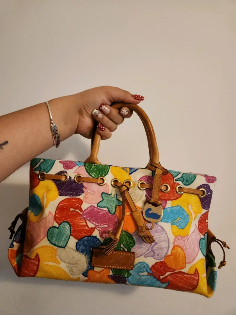 Bolso Vintage Dooney & Bourke Wonder Duck Tassel - 1