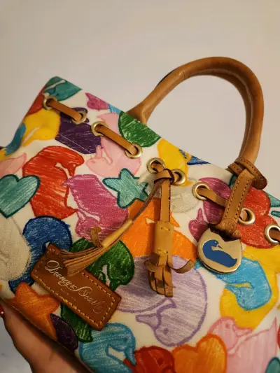 Bolso Vintage Dooney & Bourke Wonder Duck Tassel - miniatura 3
