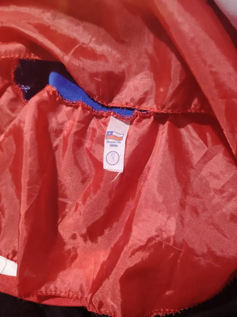 Vestido de niña con diseño de bandera chilena - 2