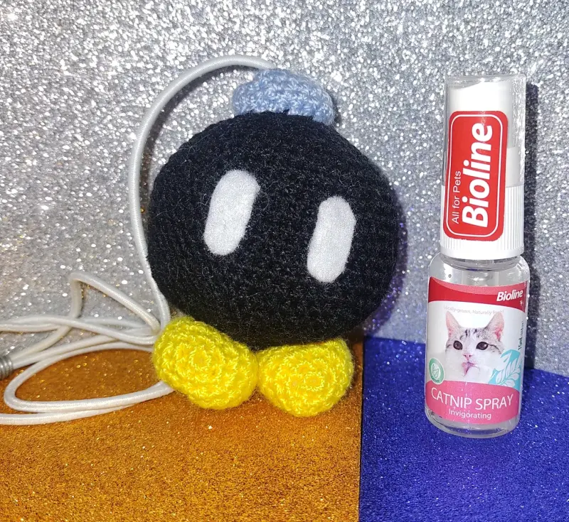 Set juguete para gatos con catnip en spray