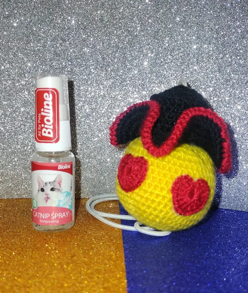 Set juguete para gatos con catnip en spray