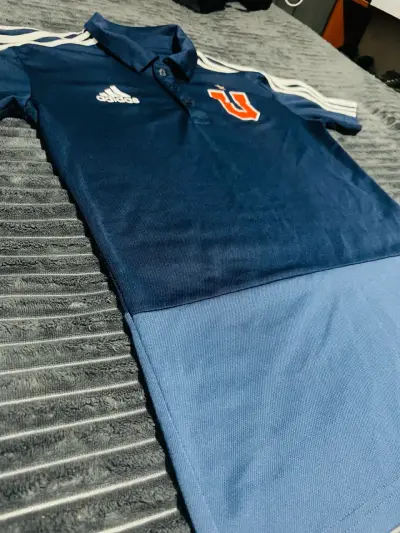Polera de fútbol Universidad de Chile Adidas azul - miniatura 3