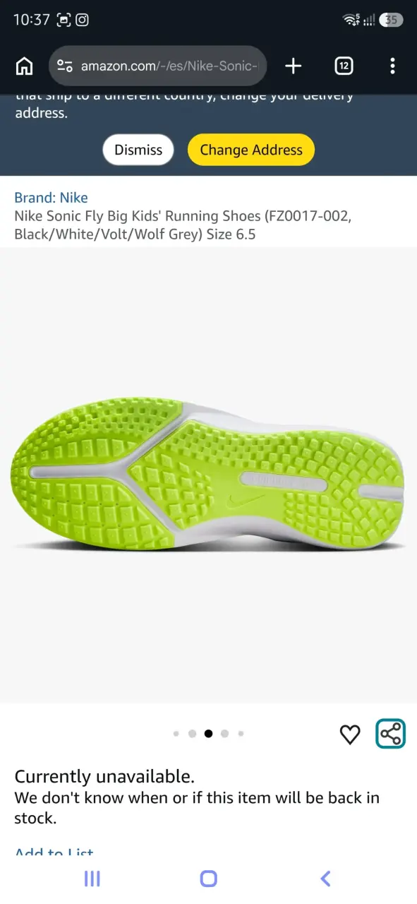 Zapatillas Nike Sonic Fly T.37 - 4