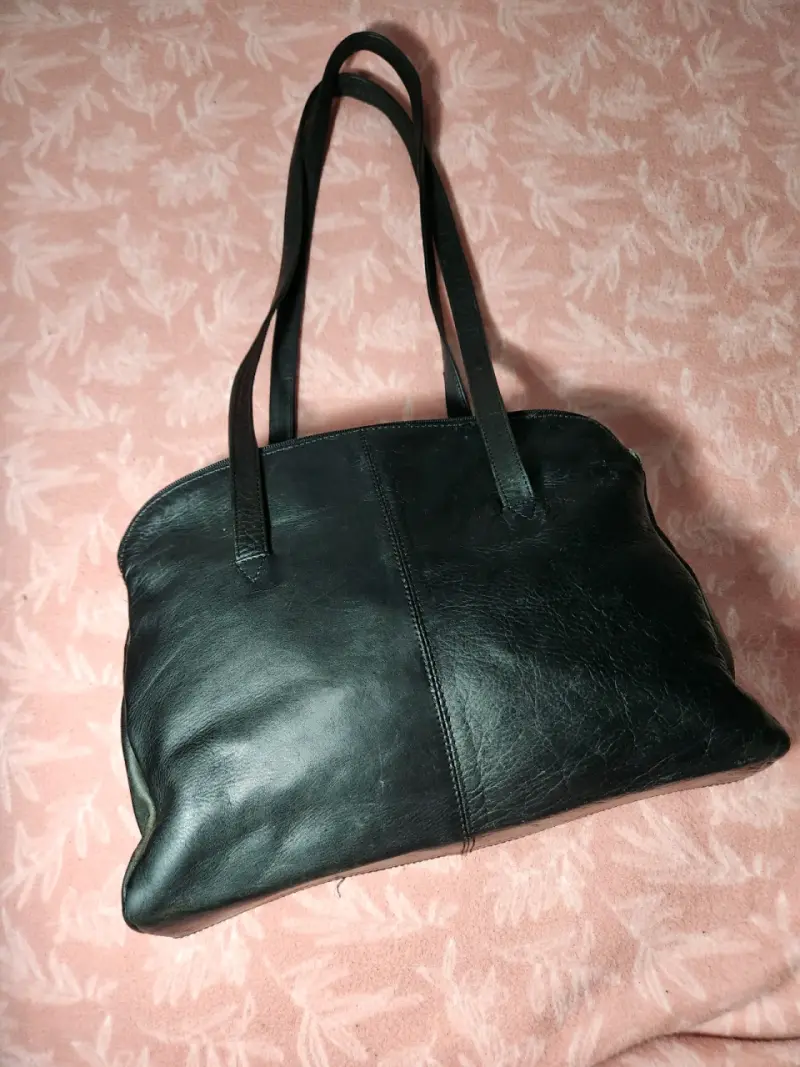 WILSONS LEATHER – VINTAGE MAXI TOTE DE CUERO - 2