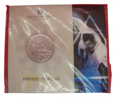 Moneda Conmemorativa Freddie Mercury The Royal Mint - miniatura 1