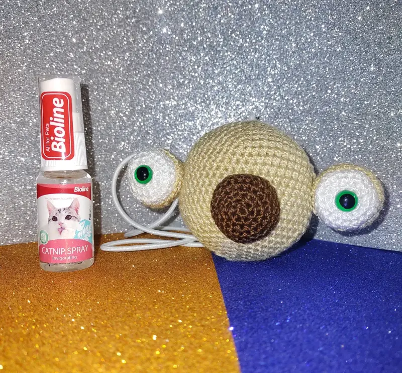 Set juguete para gatos con catnip en spray