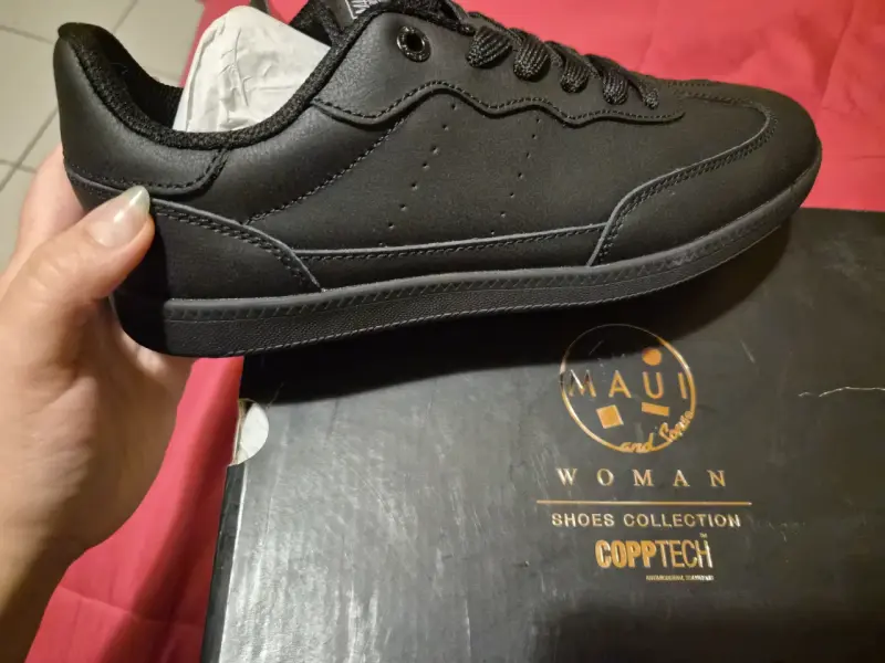 Zapatillas negras Maui & Sons para mujer - 2