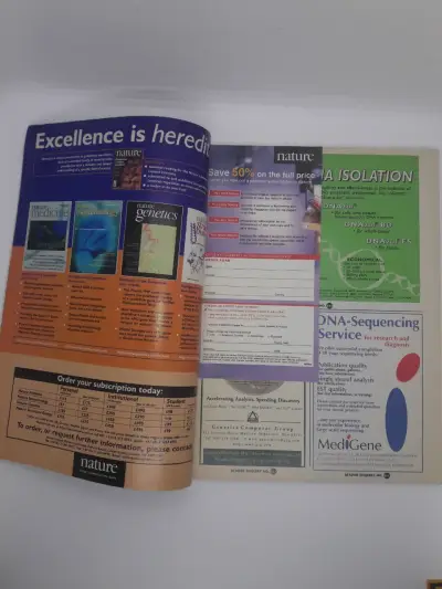 Revista Nature edición 28 de agosto 1997 - miniatura 3