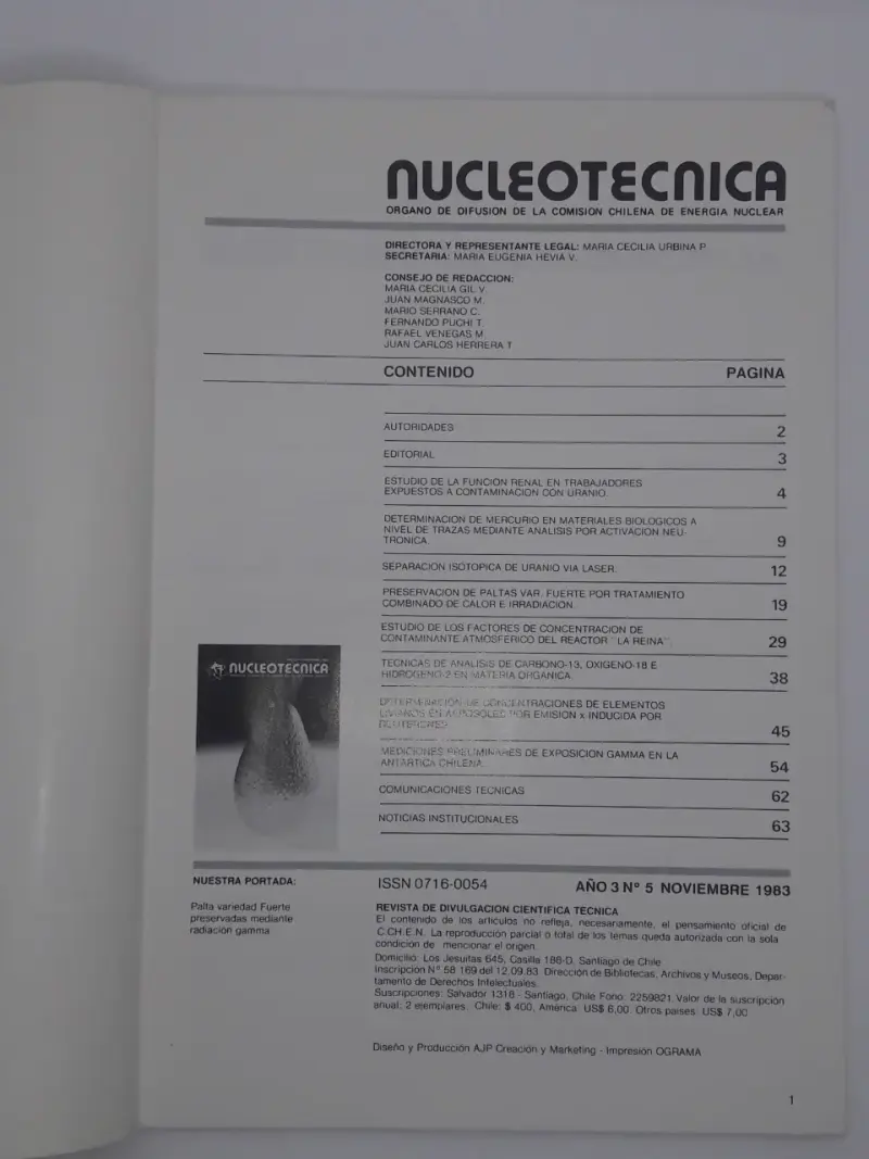 Revista Nucleotecnica Año 17 Nº 31 Diciembre 1997 - 5