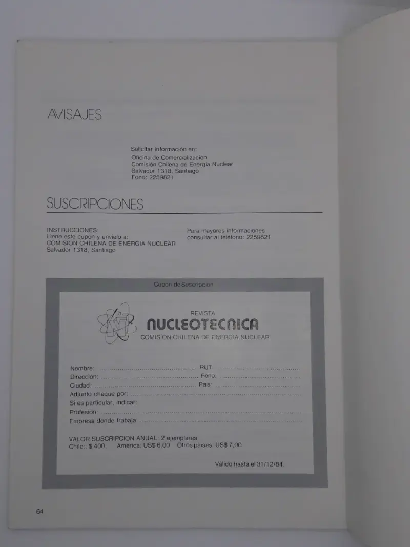 Revista Nucleotecnica Año 17 Nº 31 Diciembre 1997 - 6